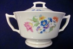 SYRACUSE ABERDEEN ABE1 DRESDEN FLOWERS-  COVERED SUGAR BOWL   ..... http://jaapiesfinechinastore.com