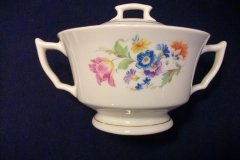 SYRACUSE ABERDEEN ABE1 DRESDEN FLOWERS-  COVERED SUGAR BOWL   ..... http://jaapiesfinechinastore.com