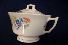 SYRACUSE ABERDEEN ABE1 DRESDEN FLOWERS-  COVERED SUGAR BOWL   ..... http://jaapiesfinechinastore.com