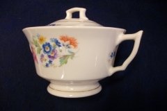 SYRACUSE ABERDEEN ABE1 DRESDEN FLOWERS-  COVERED SUGAR BOWL   ..... http://jaapiesfinechinastore.com