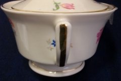 SYRACUSE ABERDEEN ABE1 DRESDEN FLOWERS-  COVERED SUGAR BOWL   ..... http://jaapiesfinechinastore.com