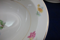 SYRACUSE ABERDEEN ABE1 DRESDEN FLOWERS-  OVAL OPEN SERVING BOWL   ..... https://www.jaapiesfinechinastore.com