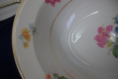 SYRACUSE ABERDEEN ABE1 DRESDEN FLOWERS-  OVAL OPEN SERVING BOWL   ..... https://www.jaapiesfinechinastore.com