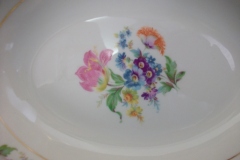 SYRACUSE ABERDEEN ABE1 DRESDEN FLOWERS-  OVAL OPEN SERVING BOWL   ..... https://www.jaapiesfinechinastore.com