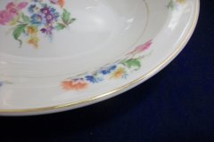 SYRACUSE ABERDEEN ABE1 DRESDEN FLOWERS-  OVAL OPEN SERVING BOWL   ..... http://jaapiesfinechinastore.com