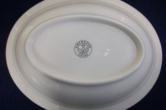 SYRACUSE ABERDEEN ABE1 DRESDEN FLOWERS-  OVAL OPEN SERVING BOWL   ..... http://jaapiesfinechinastore.com