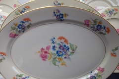 SYRACUSE ABERDEEN ABE1 DRESDEN FLOWERS-  OVAL  SERVING PLATTER  12"   ..... https://www.jaapiesfinechinastore.com