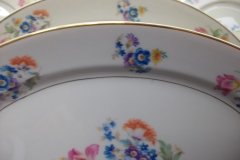 SYRACUSE ABERDEEN ABE1 DRESDEN FLOWERS-  OVAL  SERVING PLATTER  12"   ..... http://jaapiesfinechinastore.com