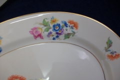 SYRACUSE ABERDEEN ABE1 DRESDEN FLOWERS-  OVAL  SERVING PLATTER  12"   ..... https://www.jaapiesfinechinastore.com