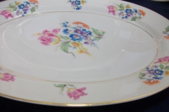 SYRACUSE ABERDEEN ABE1 DRESDEN FLOWERS-  OVAL  SERVING PLATTER  12"   ..... https://www.jaapiesfinechinastore.com