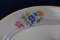 SYRACUSE ABERDEEN ABE1 DRESDEN FLOWERS-  OVAL  SERVING PLATTER  12"   ..... http://jaapiesfinechinastore.com