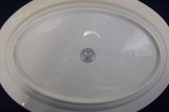 SYRACUSE ABERDEEN ABE1 DRESDEN FLOWERS-  OVAL  SERVING PLATTER  12"   ..... http://jaapiesfinechinastore.com