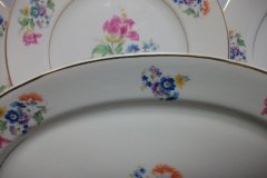 SYRACUSE ABERDEEN ABE1 DRESDEN FLOWERS-  OVAL  SERVING PLATTER  14"   ..... http://jaapiesfinechinastore.com