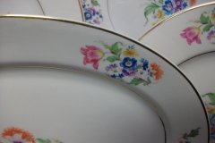 SYRACUSE ABERDEEN ABE1 DRESDEN FLOWERS-  OVAL  SERVING PLATTER  14"   ..... http://jaapiesfinechinastore.com
