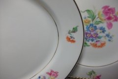 SYRACUSE ABERDEEN ABE1 DRESDEN FLOWERS-  OVAL  SERVING PLATTER  14"   ..... http://jaapiesfinechinastore.com