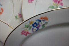 SYRACUSE ABERDEEN ABE1 DRESDEN FLOWERS-  OVAL  SERVING PLATTER  14"   ..... http://jaapiesfinechinastore.com