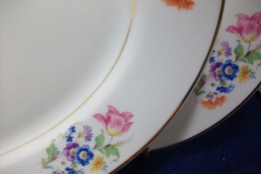 SYRACUSE ABERDEEN ABE1 DRESDEN FLOWERS-  OVAL  SERVING PLATTER  14"   ..... https://www.jaapiesfinechinastore.com