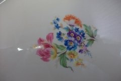 SYRACUSE ABERDEEN ABE1 DRESDEN FLOWERS-  OVAL  SERVING PLATTER  14"   ..... http://jaapiesfinechinastore.com
