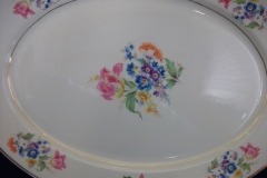 SYRACUSE ABERDEEN ABE1 DRESDEN FLOWERS-  OVAL  SERVING PLATTER  14"   ..... https://www.jaapiesfinechinastore.com