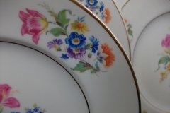 SYRACUSE ABERDEEN ABE1 DRESDEN FLOWERS- SALAD PLATE 8"    ..... http://jaapiesfinechinastore.com
