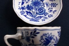 UCAGCO BLUE DELL- CUP & SAUCER  ,,,,,  http://jaapiesfinechinastore.com