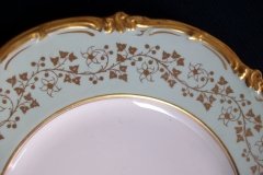 COALPORT CONSORT GREEN V9864- DINNER PLATE  ..... http://jaapiesfinechinastore.com