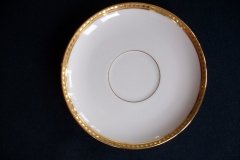 BAWO & DOTTER/ELITE WORKS LAUREL LEAF BAND-  SOUP CUP & SAUCER   ..... http://jaapiesfinechinastore.com