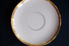 BAWO & DOTTER/ELITE WORKS LAUREL LEAF BAND-  SOUP CUP & SAUCER   ..... http://jaapiesfinechinastore.com