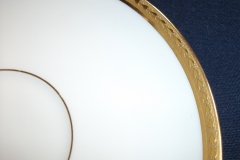 BAWO & DOTTER/ELITE WORKS LAUREL LEAF BAND-  SOUP CUP & SAUCER   ..... http://jaapiesfinechinastore.com