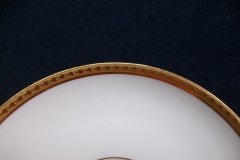BAWO & DOTTER/ELITE WORKS LAUREL LEAF BAND-  SOUP CUP & SAUCER   ..... http://jaapiesfinechinastore.com