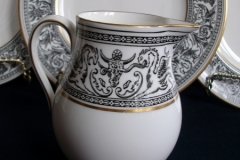 WEDGWOOD FLORENTINE BLACK CREAMER