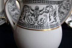 WEDGWOOD FLORENTINE BLACK CREAMER