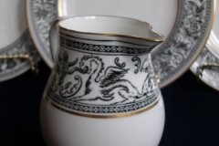 WEDGWOOD FLORENTINE BLACK CREAMER