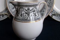 WEDGWOOD FLORENTINE BLACK CREAMER