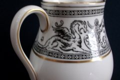 WEDGWOOD FLORENTINE BLACK CREAMER