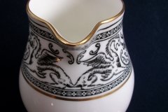 WEDGWOOD FLORENTINE BLACK CREAMER