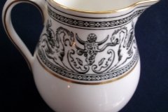 WEDGWOOD FLORENTINE BLACK CREAMER