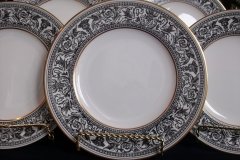 WEDGWOOD FLORENTINE BLACK SALAD PLATE(S)