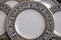 WEDGWOOD FLORENTINE BLACK SALAD PLATE(S)
