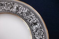 WEDGWOOD FLORENTINE BLACK SALAD PLATE(S)