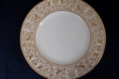 WEDGWOOD FLORENTINE GOLD-DINNER PLATE   .....  http://jaapiesfinechinastore.com