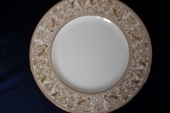 WEDGWOOD FLORENTINE GOLD-DINNER PLATE   .....  http://jaapiesfinechinastore.com