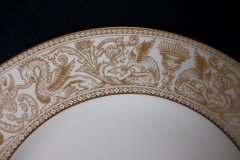 WEDGWOOD FLORENTINE GOLD-DINNER PLATE   .....  http://jaapiesfinechinastore.com