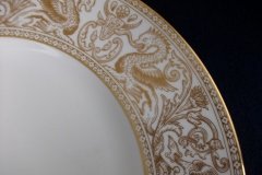 WEDGWOOD FLORENTINE GOLD-DINNER PLATE   .....  http://jaapiesfinechinastore.com