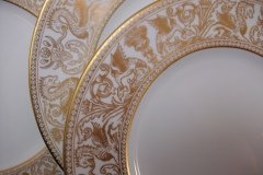 WEDGWOOD FLORENTINE GOLD- SALAD  PLATE   .....  http://jaapiesfinechinastore.com