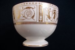 WEDGWOOD GOLD GRECIAN-  CUP & SAUCER   .....   http://jaapiesfinechinastore.com