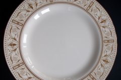 WEDGWOOD GOLD GRECIAN- DINNER PLATE   .....   http://jaapiesfinechinastore.com
