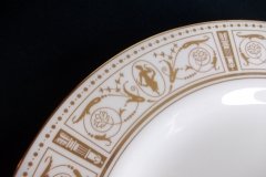 WEDGWOOD GOLD GRECIAN- DINNER PLATE   .....   http://jaapiesfinechinastore.com
