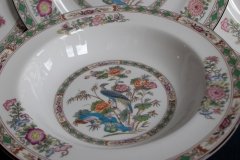 WEDGWOOD KUTANI CRANE-  RIM SOUP PLATE   .....   http://jaapiesfinechinastore.com