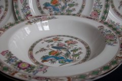 WEDGWOOD KUTANI CRANE-  RIM SOUP PLATE   .....   http://jaapiesfinechinastore.com